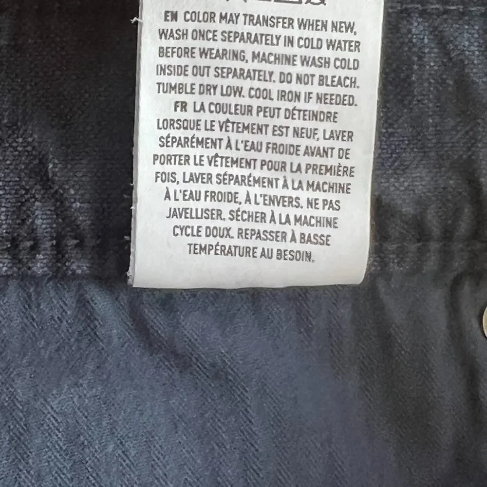 Todd Snyder Dark Wash Jeans Men's 31 x 30 Slim Fit Cotton Linen Blend